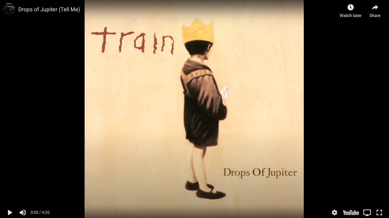 Фото 85 — Drops of Jupiter» by Train